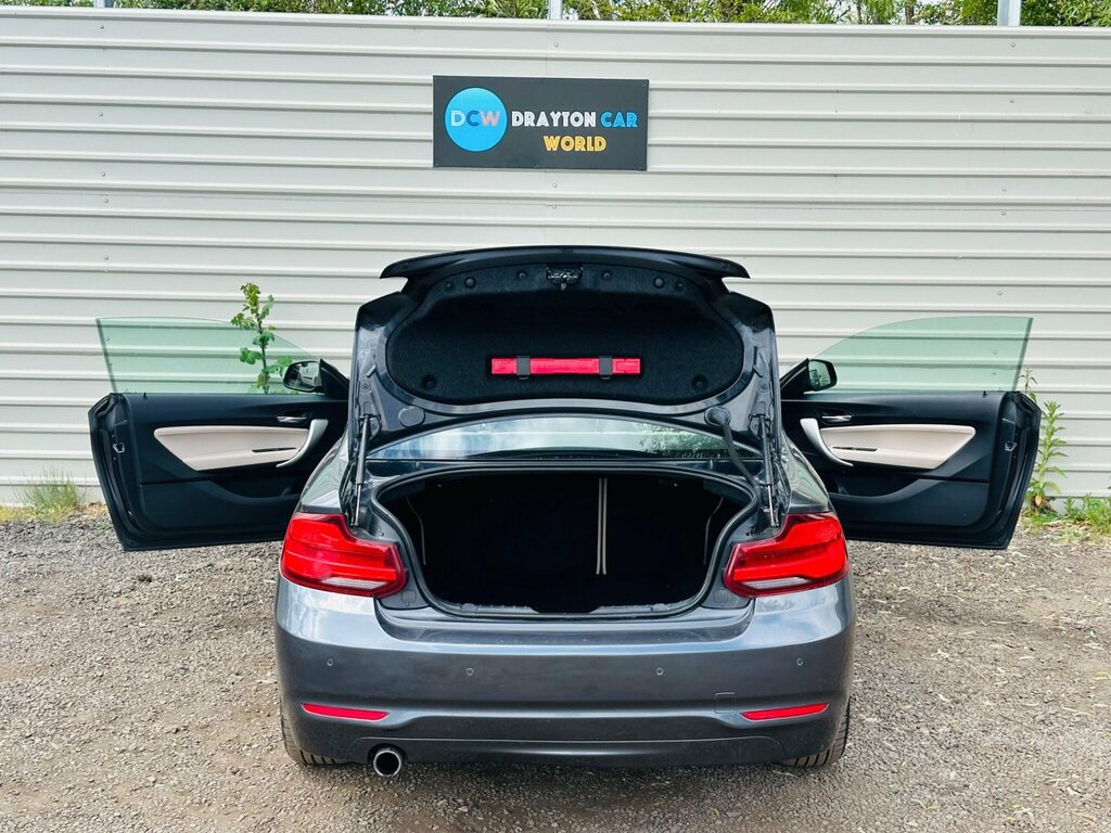 BMW 2 Series 218I Sport Convertible Black #26