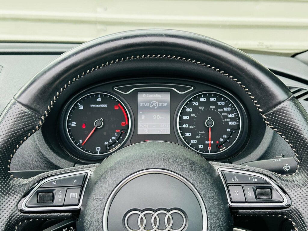 Audi A3 Cabriolet 1.8 Tfsi S Line S Tronic Euro 6 Ss Red #53