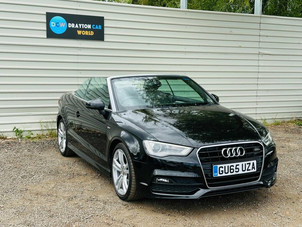 Audi A3 Cabriolet 2.0 Tdi S Line Euro 6 Ss Black #3