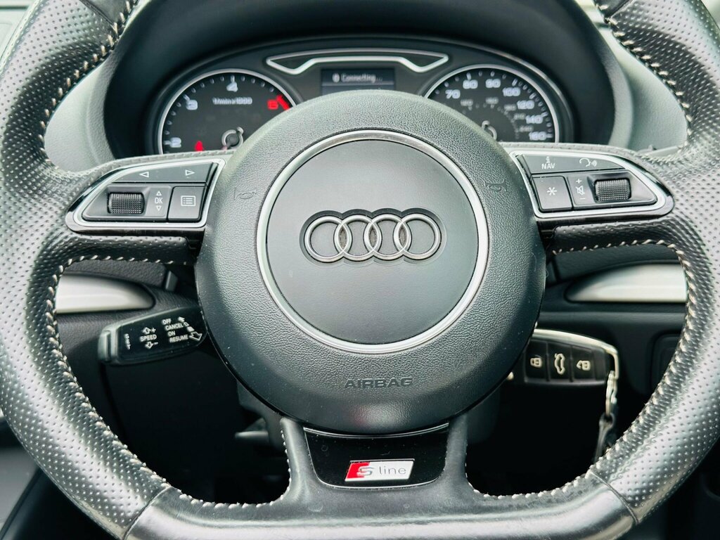 Audi A3 Cabriolet 1.8 Tfsi S Line S Tronic Euro 6 Ss Red #49