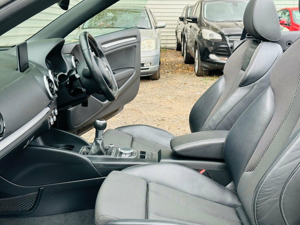 Audi A3 Cabriolet 1.8 Tfsi S Line S Tronic Euro 6 Ss Red #43