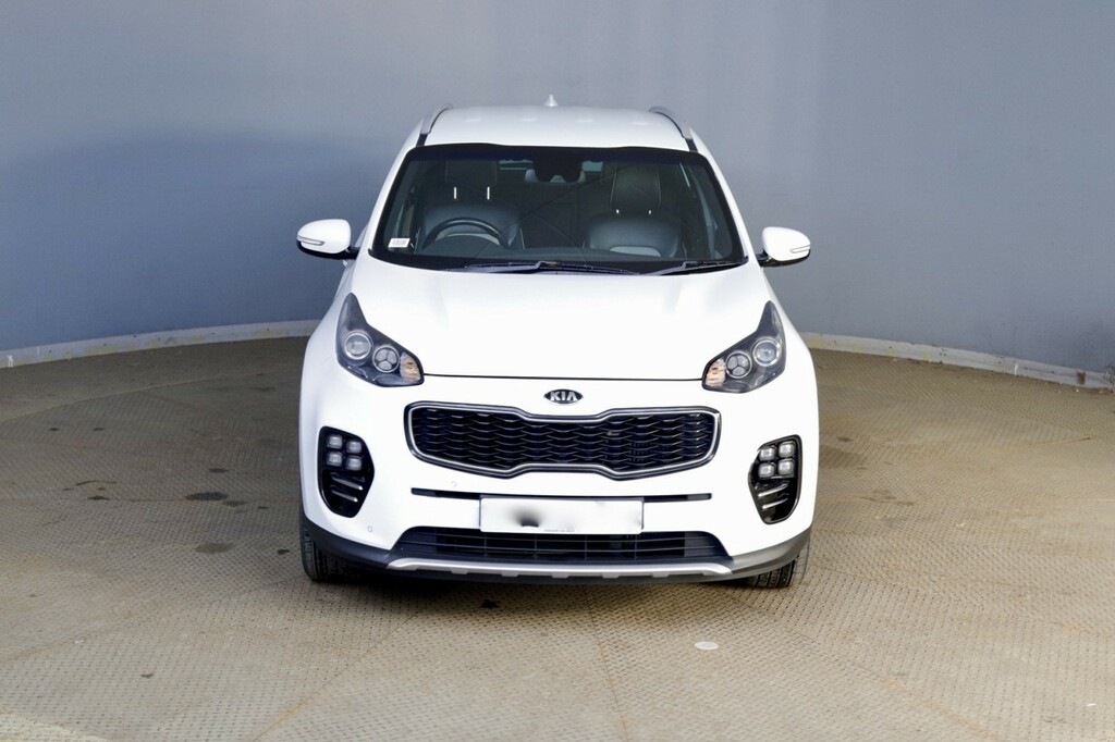 Kia Sportage 2.0 Crdi Gt-line White #2