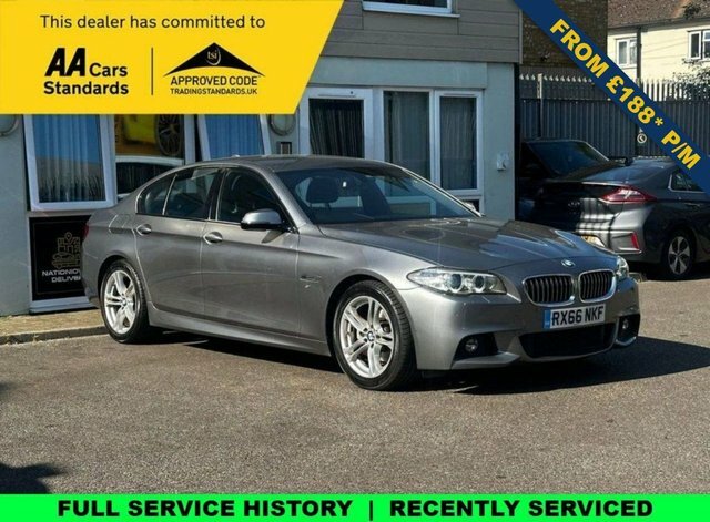 BMW 5 Series 2.0 520D M Sport Saloon Euro 6 S Grey