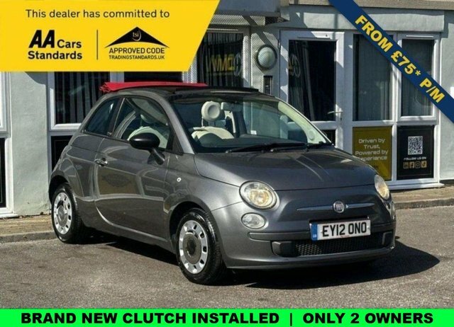 Fiat 500C 0.9 Twinair Pop Convertible Euro Grey