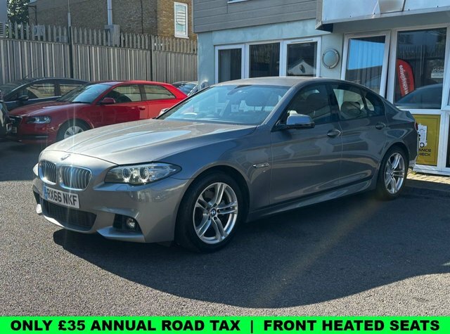 BMW 5 Series 2.0 520D M Sport Saloon Euro 6 S Grey #3