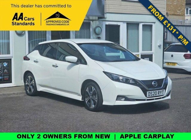 Nissan Leaf 40Kwh N-connecta Hatchback 150 White
