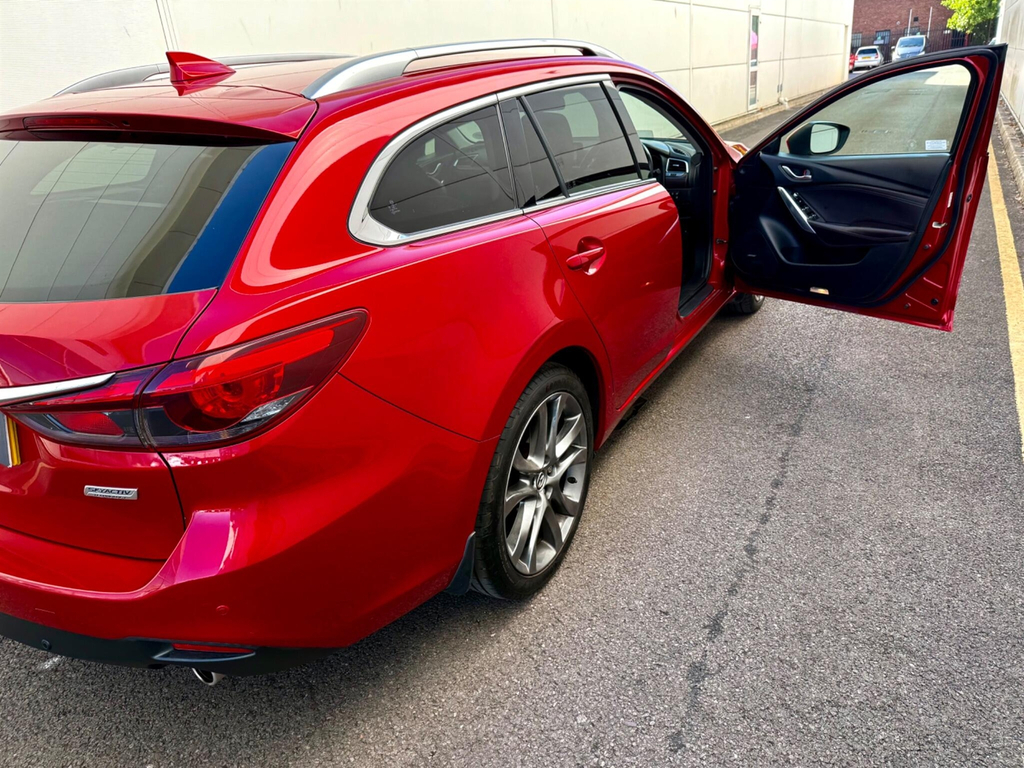 Mazda 6 Estate 2.2 Skyactiv-d Sport Nav Tourer Euro 6 Ss Black #21