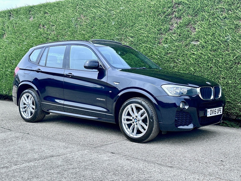 BMW X3 2.0 20D M Sport Suv Xdrive Euro 6 OV15UPE Black
