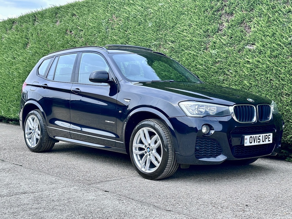 BMW X3 2.0 20D M Sport Suv Xdrive Euro 6 OV15UPE Black #2