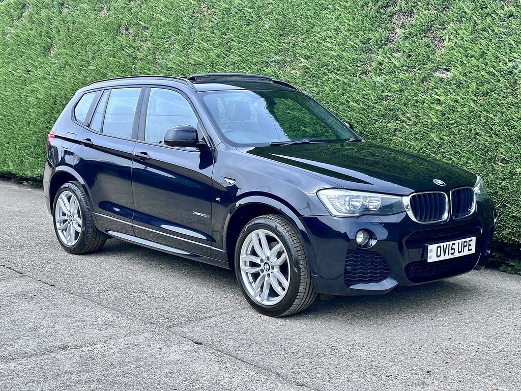 BMW X3 2.0 20D M Sport Suv Xdrive Euro 6 OV15UPE Black #4