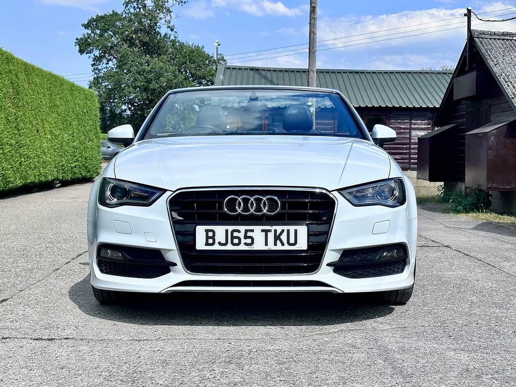 Audi A3 Cabriolet 1.6 Tdi S Line Convertible Euro White #5