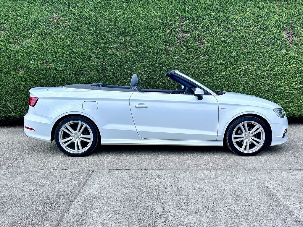 Audi A3 Cabriolet 1.6 Tdi S Line Convertible Euro White #4
