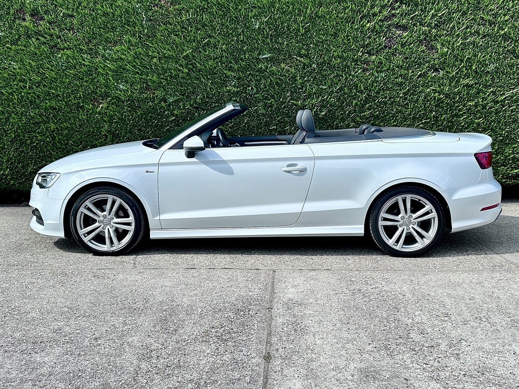 Audi A3 Cabriolet 1.6 Tdi S Line Convertible Euro White #6