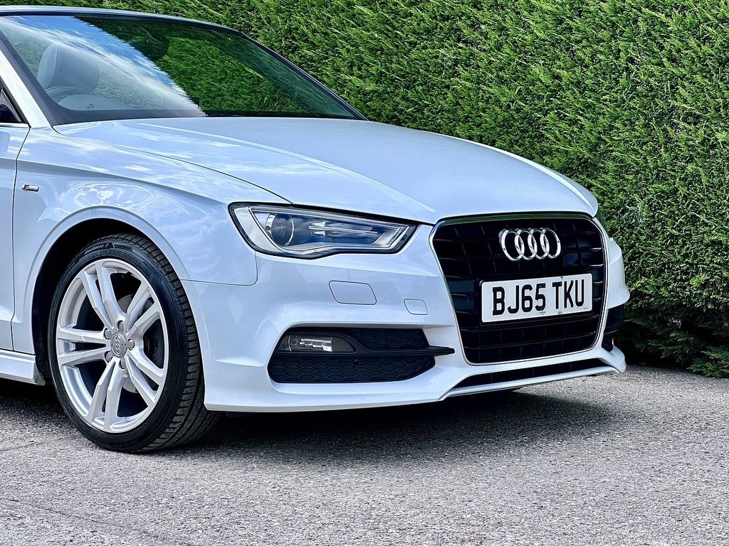 Audi A3 Cabriolet 1.6 Tdi S Line Convertible Euro White #3