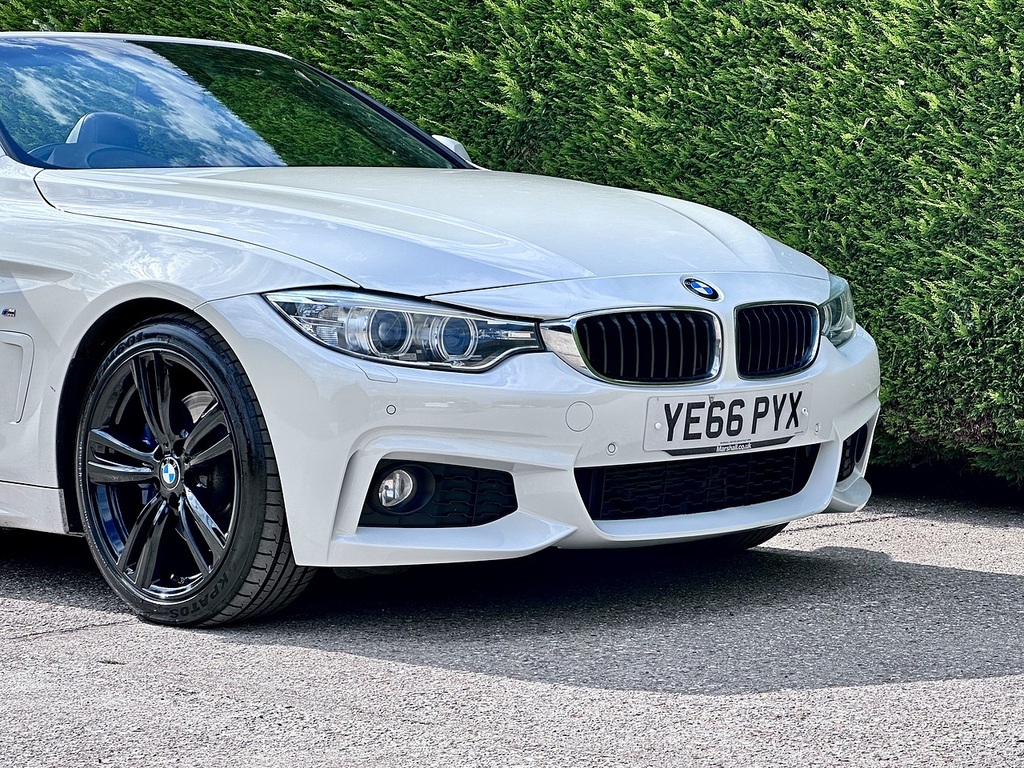 BMW 4 Series 420D M Sport White #4