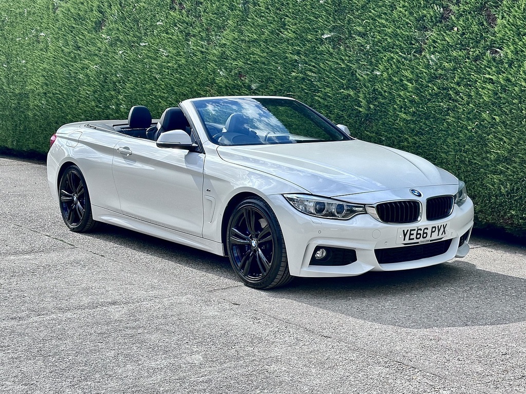 BMW 4 Series 420D M Sport White #3