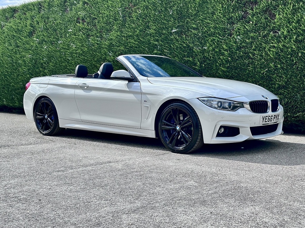 BMW 4 Series 420D M Sport White #2