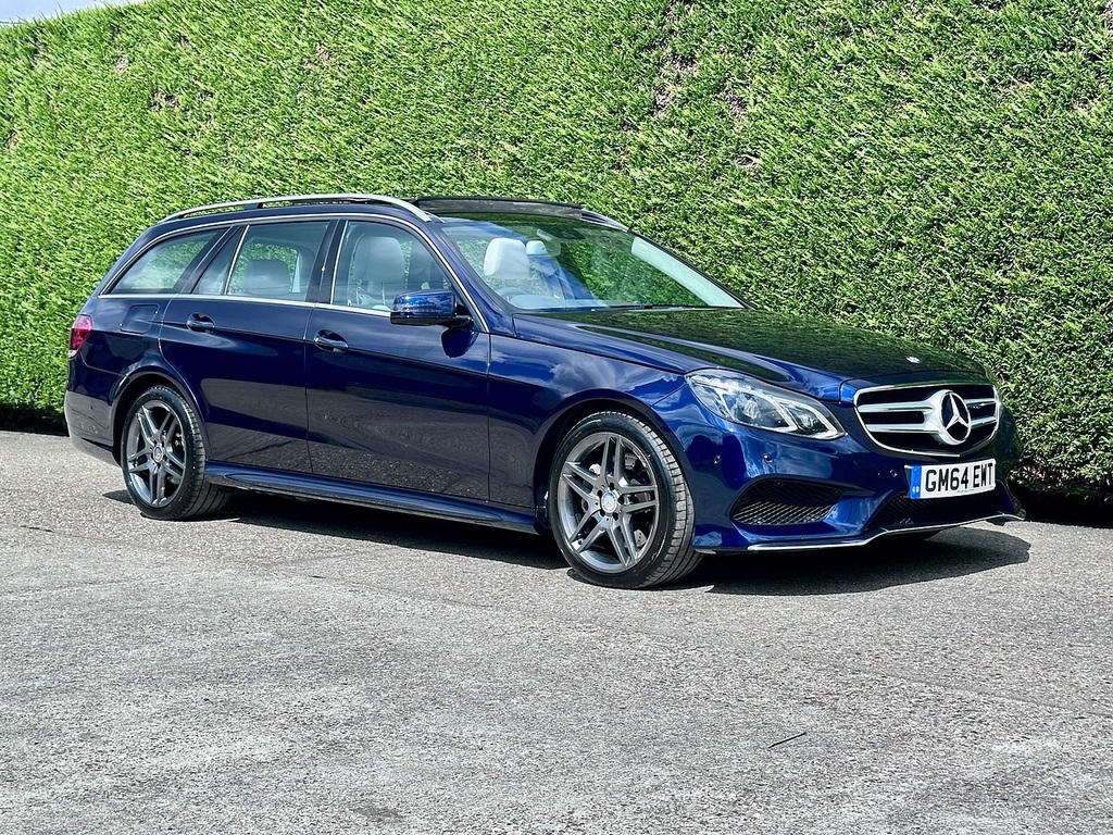 Mercedes-Benz E Class 3.0 E350 V6 Bluetec Amg Line Estate G-t Blue #2