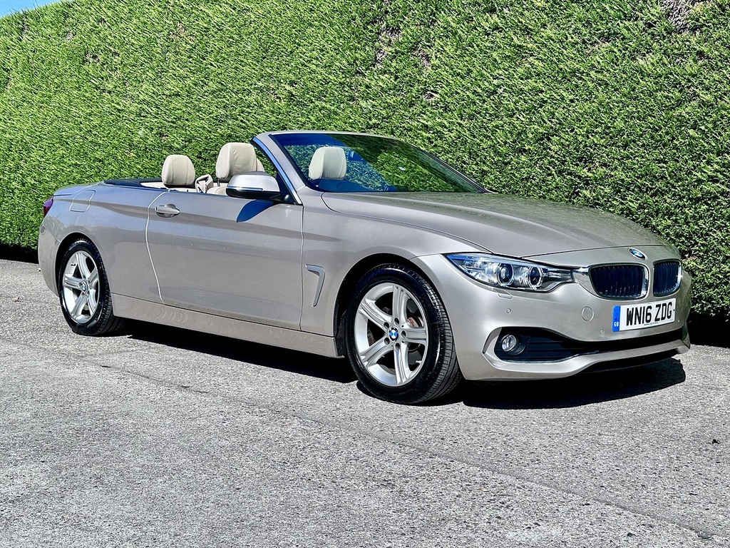 BMW 4 Series 2.0 420I Se Convertible Euro 6 S Silver