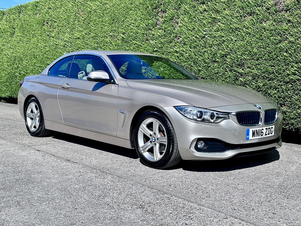 BMW 4 Series 2.0 420I Se Convertible Euro 6 S Silver #3