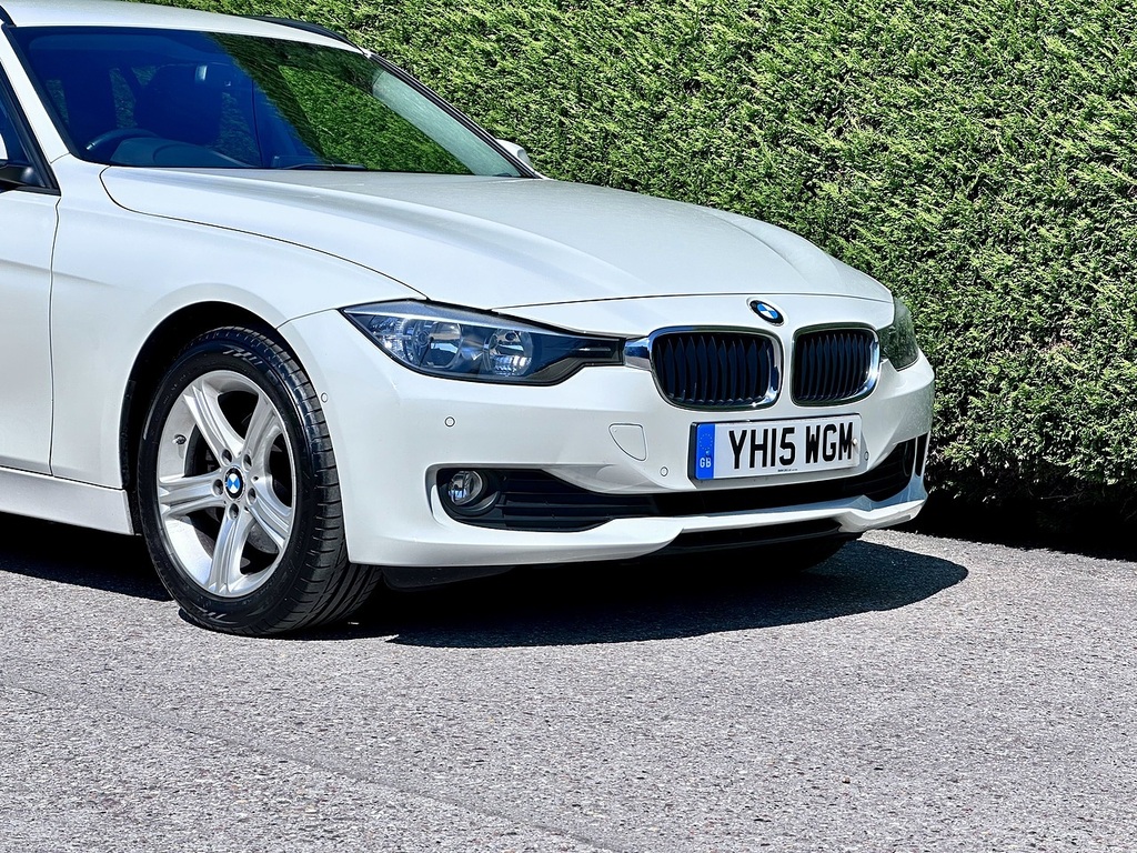 BMW 3 Series 320D Se White #3