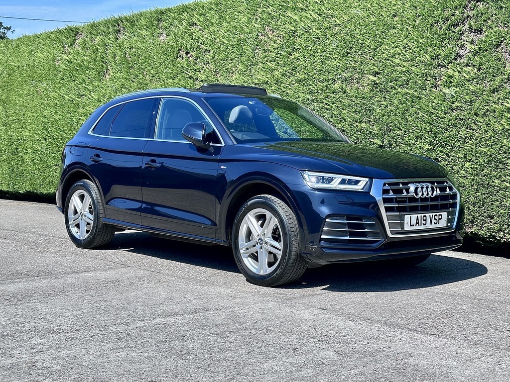 Audi Q5 2.0 Tfsi 45 S Line Suv S Tronic Quattro Blue #2