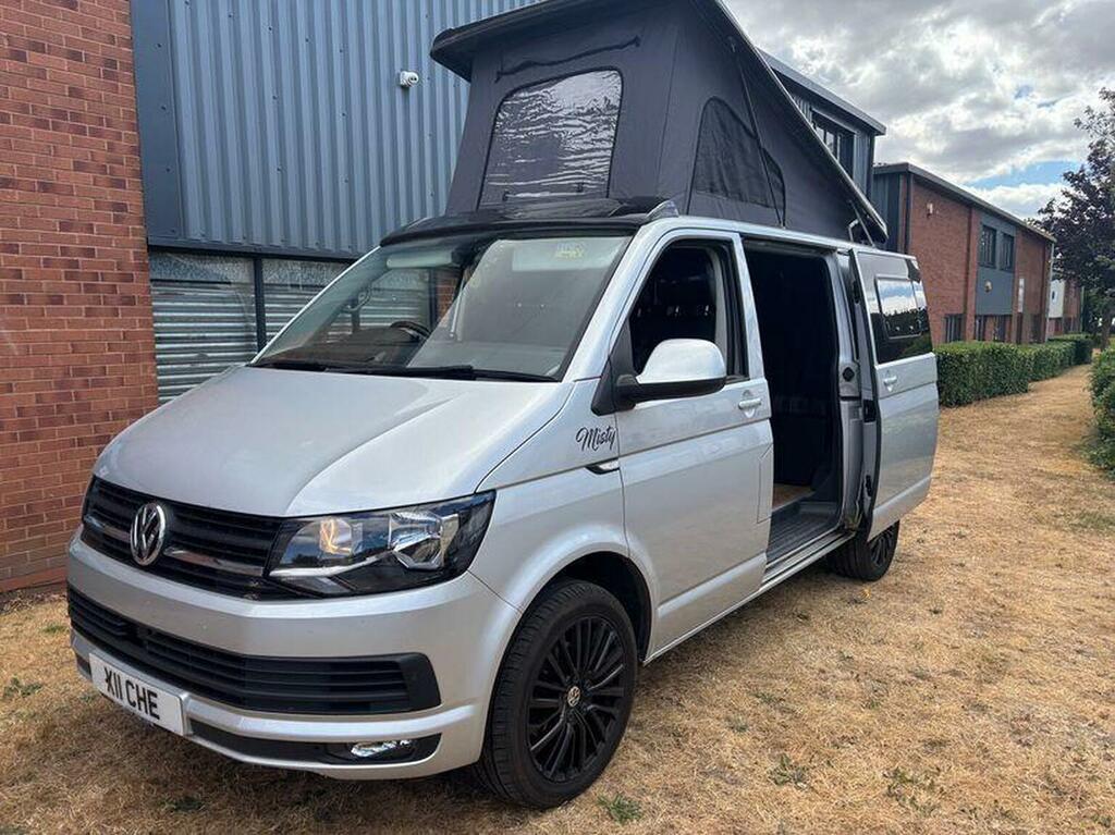 Volkswagen Transporter 2.0 Tdi,t28,high Line, Euro 6,Camper Van Silver #2