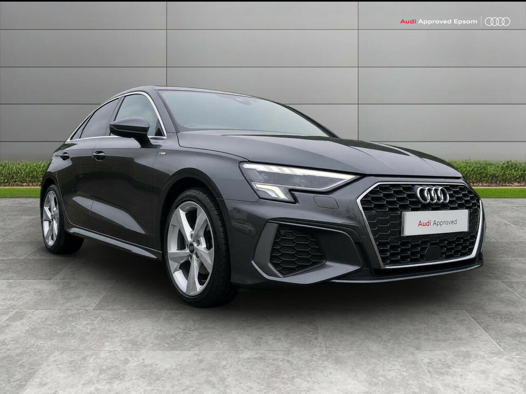 Audi A3 30 Tfsi S Line GU23VHK Grey #4
