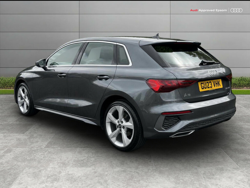 Audi A3 30 Tfsi S Line GU23VHK Grey #3