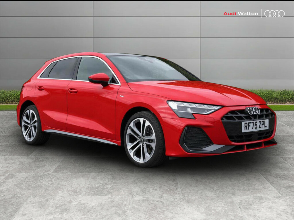 Audi A3 S Line Tfsi E 204 Ps S Tronic RF75ZPL Red