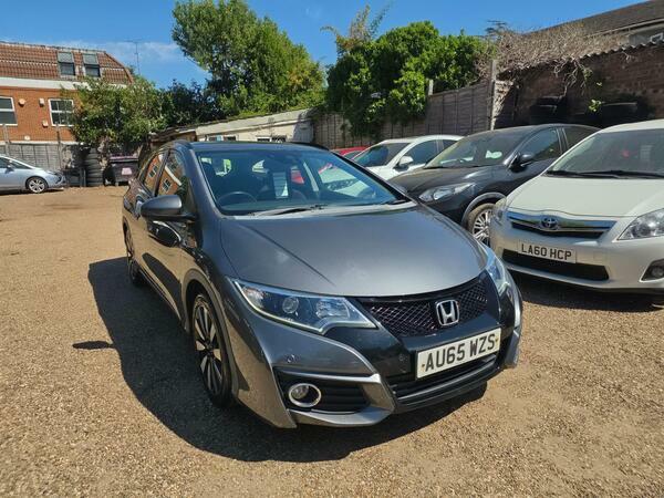 Honda Civic 1.8 I-vtec Se Plus Tourer Euro 6 Ss Grey #2
