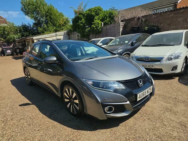 Honda Civic 1.8 I-vtec Se Plus Tourer Euro 6 Ss Grey