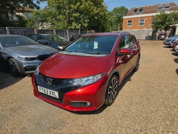 Honda Civic 1.8 I-vtec Sr Tourer Euro 5 Ss Red #3