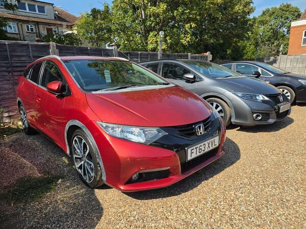 Honda Civic 1.8 I-vtec Sr Tourer Euro 5 Ss Red #5