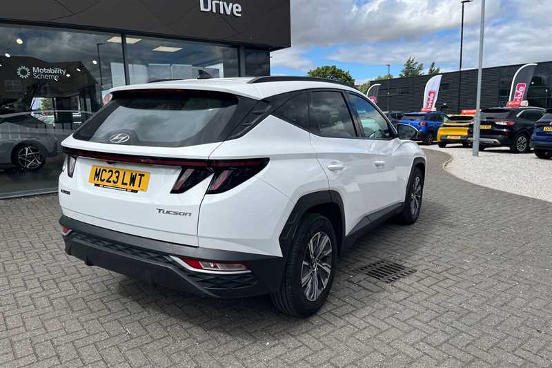 Hyundai Tucson 1.6 T-gdi Se Connect Suv Euro 6 MC23LWT White #4