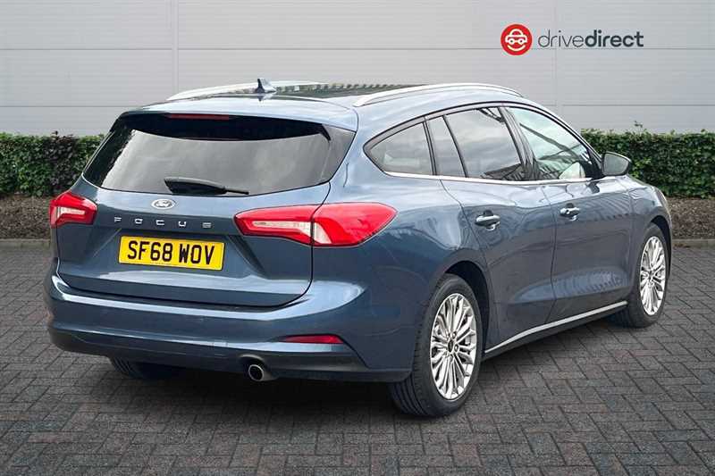 Ford Focus 1.0T Ecoboost Titanium X Estate Eu SF68WOV Blue #3
