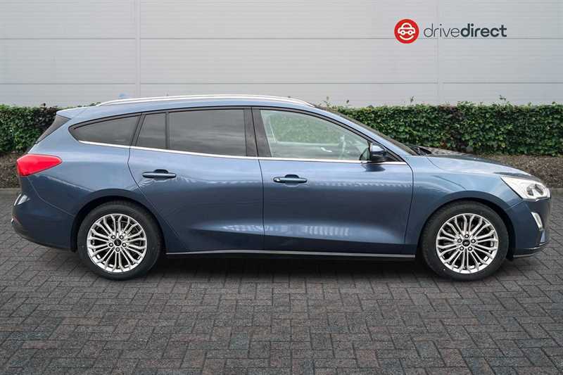 Ford Focus 1.0T Ecoboost Titanium X Estate Eu SF68WOV Blue #2