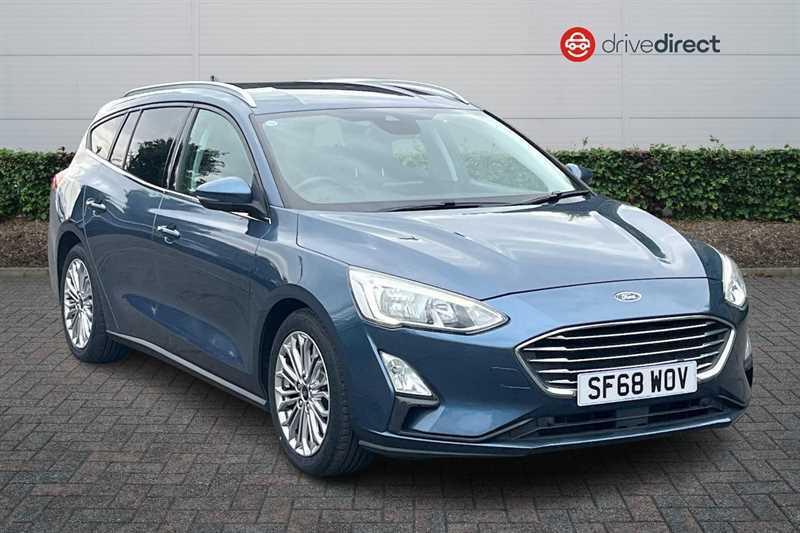Ford Focus 1.0T Ecoboost Titanium X Estate Eu SF68WOV Blue