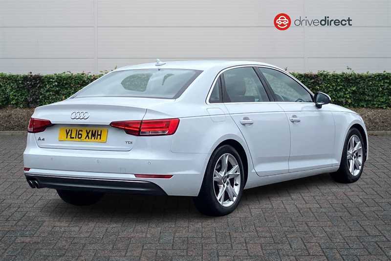 Audi A4 2.0 Tdi Ultra Sport Saloon S Tronic Eur White #3