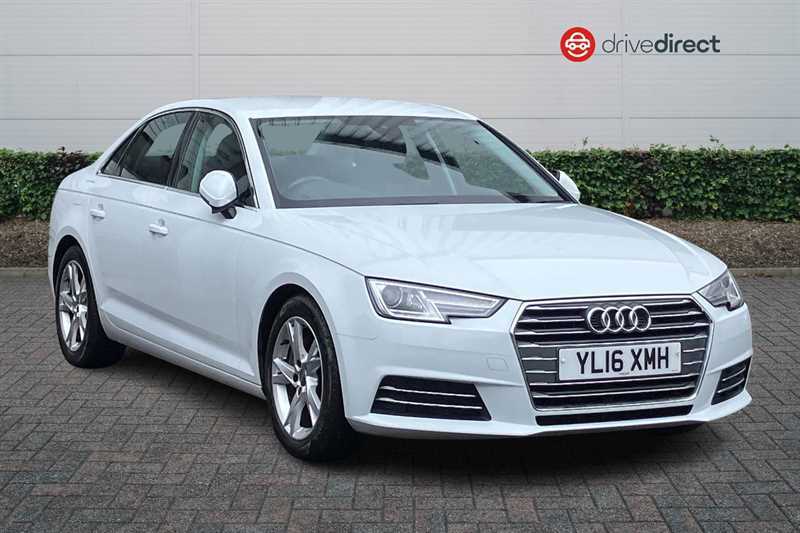 Audi A4 2.0 Tdi Ultra Sport Saloon S Tronic Eur White
