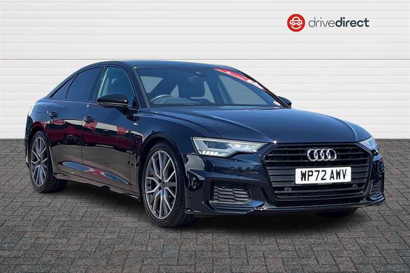Audi A6 Saloon 2.0 Tfsi 40 Black Edition Saloon S Tron Blue