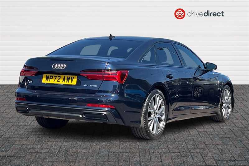 Audi A6 Saloon 2.0 Tfsi 40 Black Edition Saloon S Tron WP72AWV Blue #3