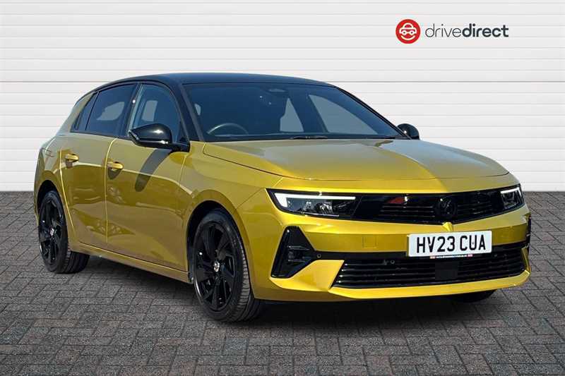 Vauxhall Astra 1.6 12.4Kwh Gs Line Hatchback Plug-in H Yellow