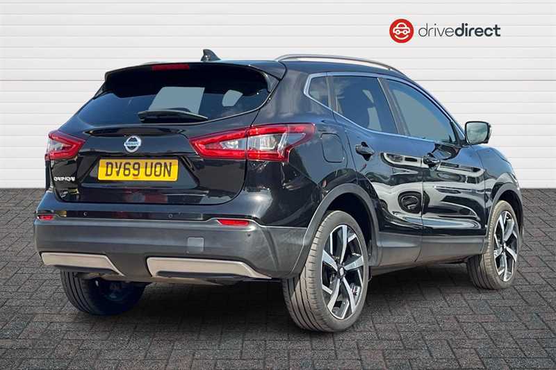 Nissan Qashqai 1.3 Dig-t Tekna Suv Euro 6 Ss DV69UON Black #3