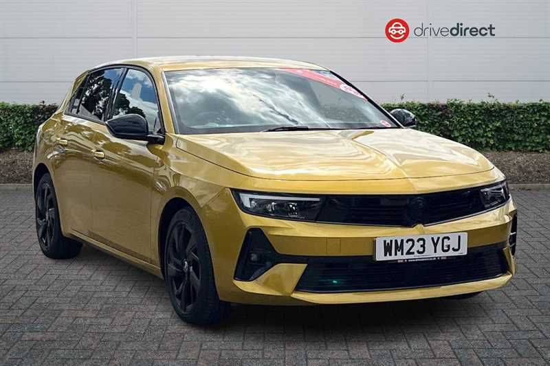 Vauxhall Astra 1.2 Turbo Gs Hatchback Euro 6 S Yellow