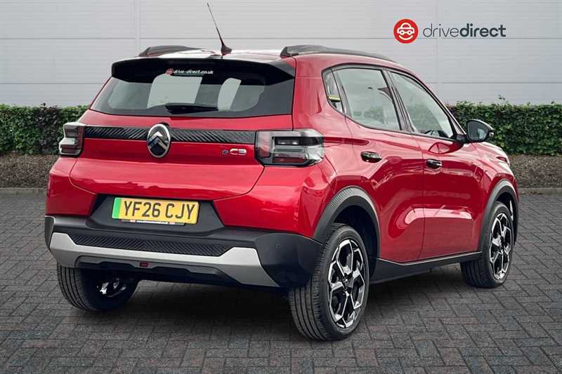 Citroen C3 Standard Range 44Kwh Plus Hatchback A Red #3