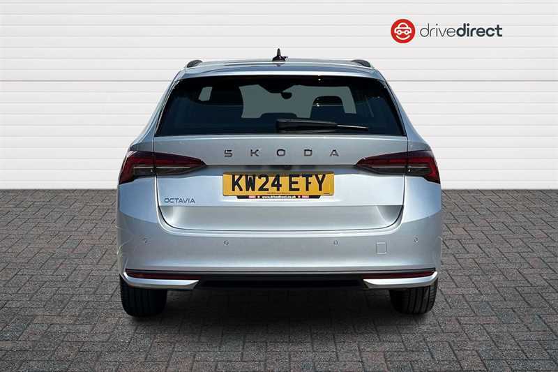 Skoda Octavia 1.5 Tsi E-tec Mhev Act Se Technology Estate Pe Silver #4