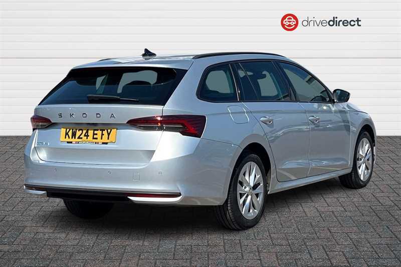 Skoda Octavia 1.5 Tsi E-tec Mhev Act Se Technology Estate Pe Silver #3