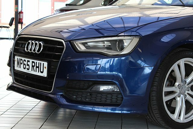 Audi A3 Tdi S Line Saloon MP65RHU Blue #2