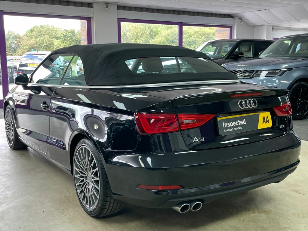 Audi A3 Cabriolet 1.8 Tfsi Sport S Tronic Euro 6 Ss Black #12